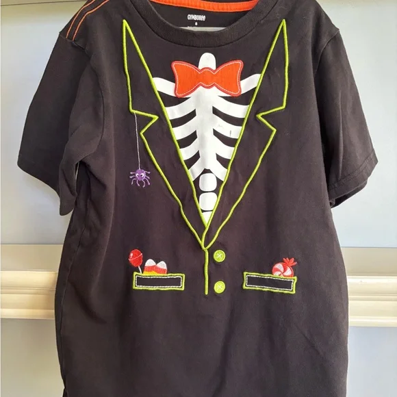Gymboree Black Skeleton Long Sleeve Tee - Picture 4 of 4